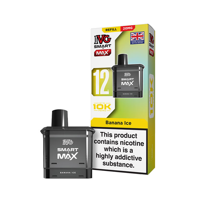 IVG Smart Max Banana Ice Prefilled Vape Pod + Refill