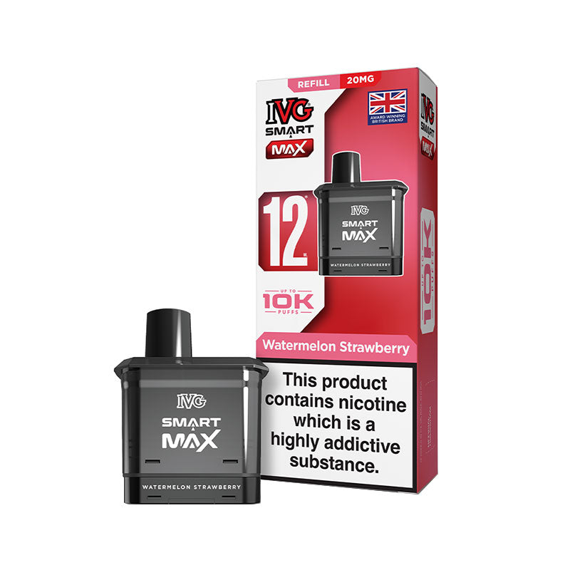 IVG Smart Max Watermelon Strawberry Prefilled Vape Pod + Refill