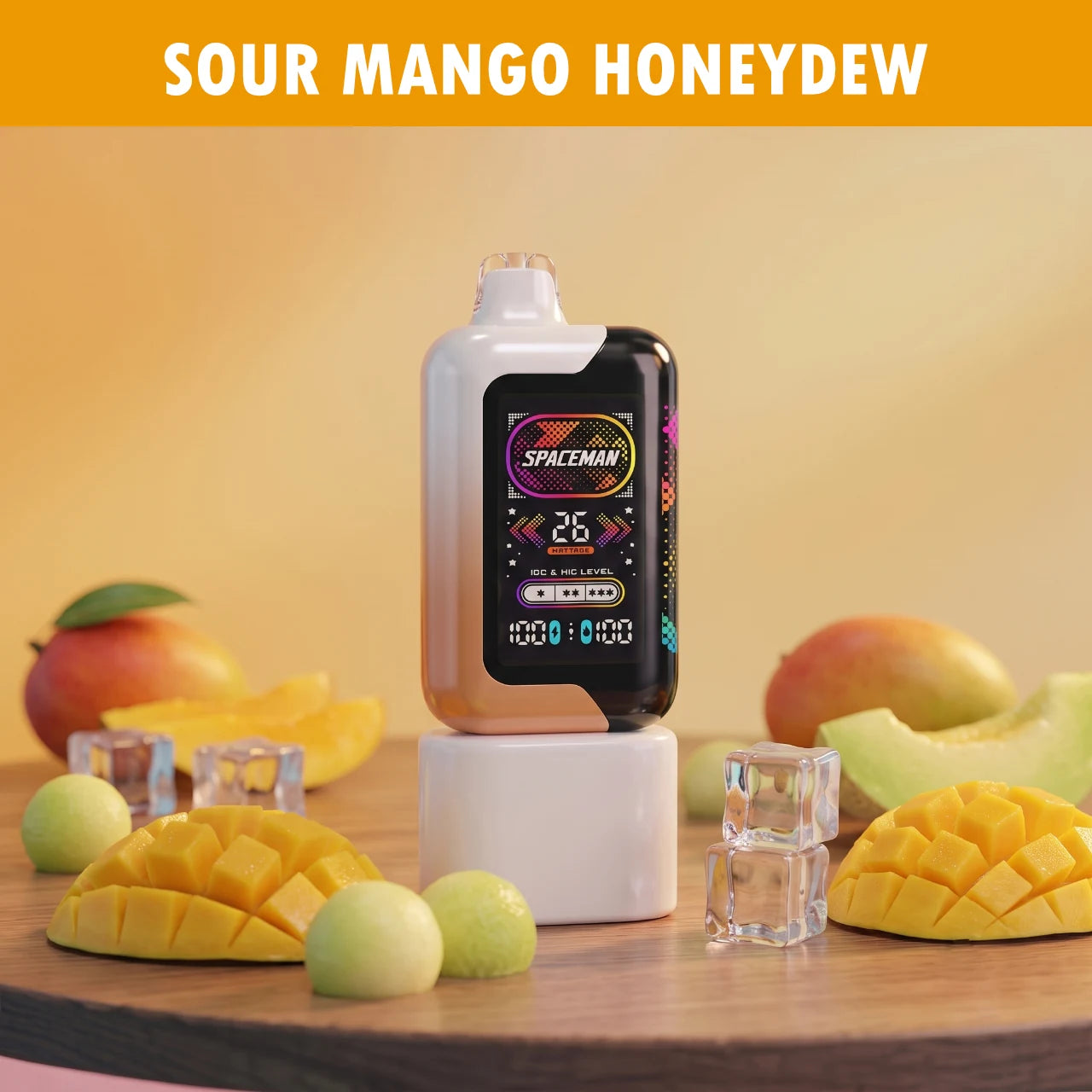 Spaceman Cloud Machine 40000 disposable vape - Sour Mango Honeydew flavour
