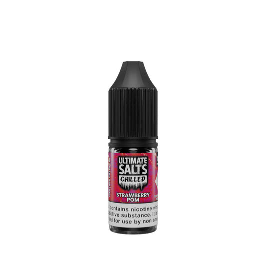 Ultimate Salts Chilled Strawberry Pom Nic Salt E-Liquid 10ml