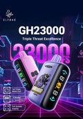 Elfbar GH23000 Disposable Triple Mesh Coil Vape Pink Purple Skull Design