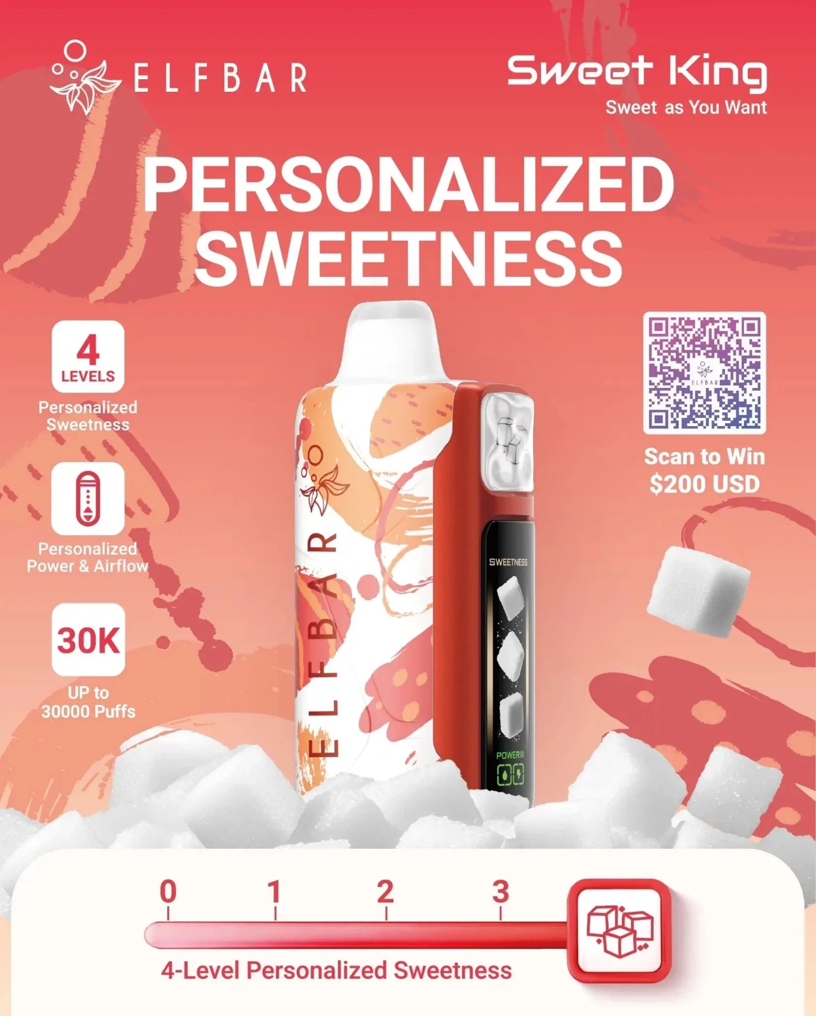 ElfBar Sweet King 30K Puffs Disposable Vape | Vape Mash India