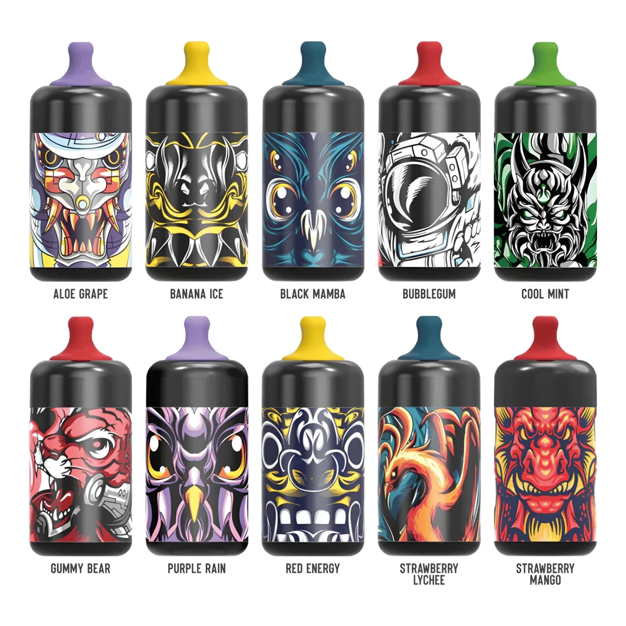 Tugboat Ultra Rechargeable Water Bottles with Vibrant Cartoon Designs