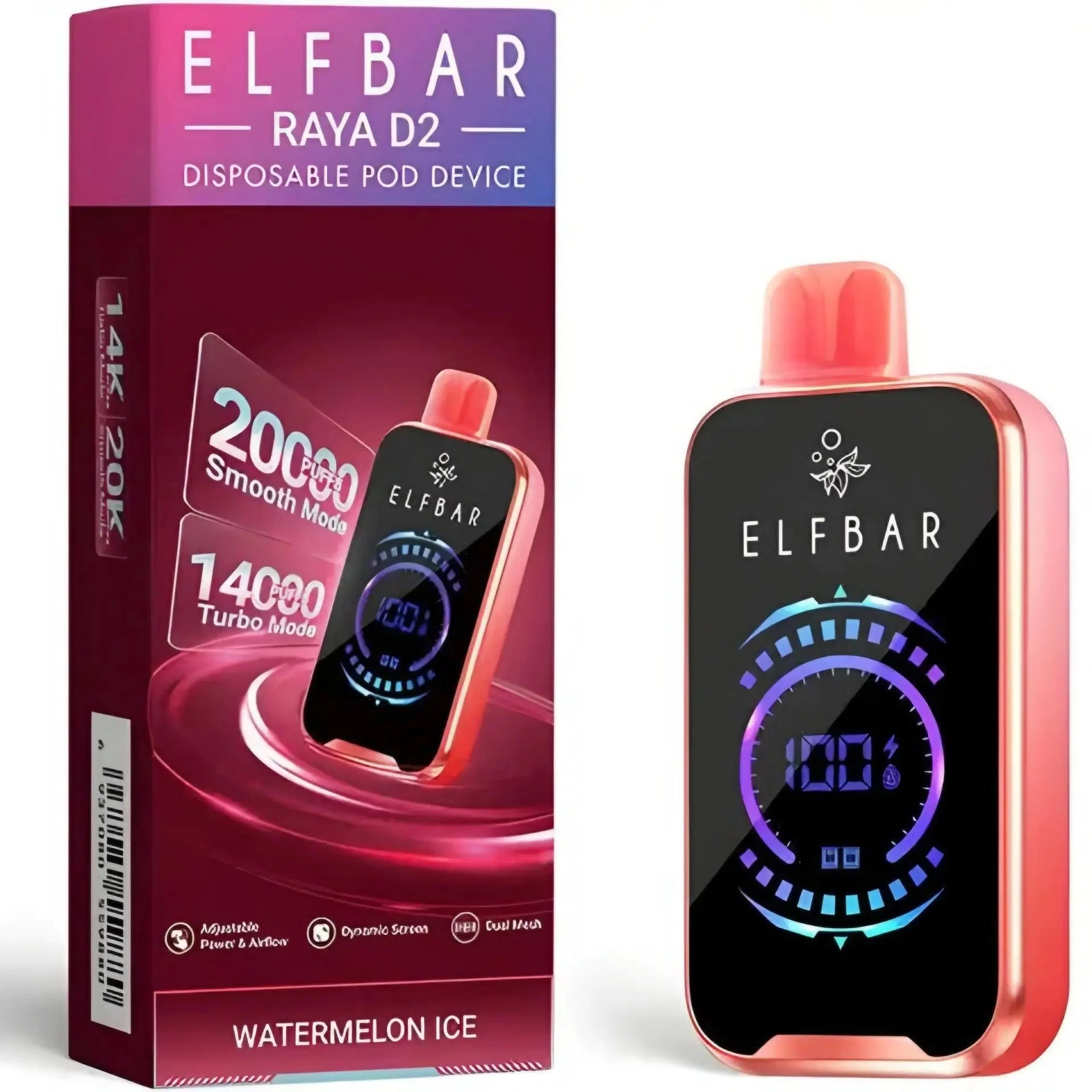 ElfBar D2 20K Puffs Disposable Vape | Long-Lasting Device | Vape Mash India