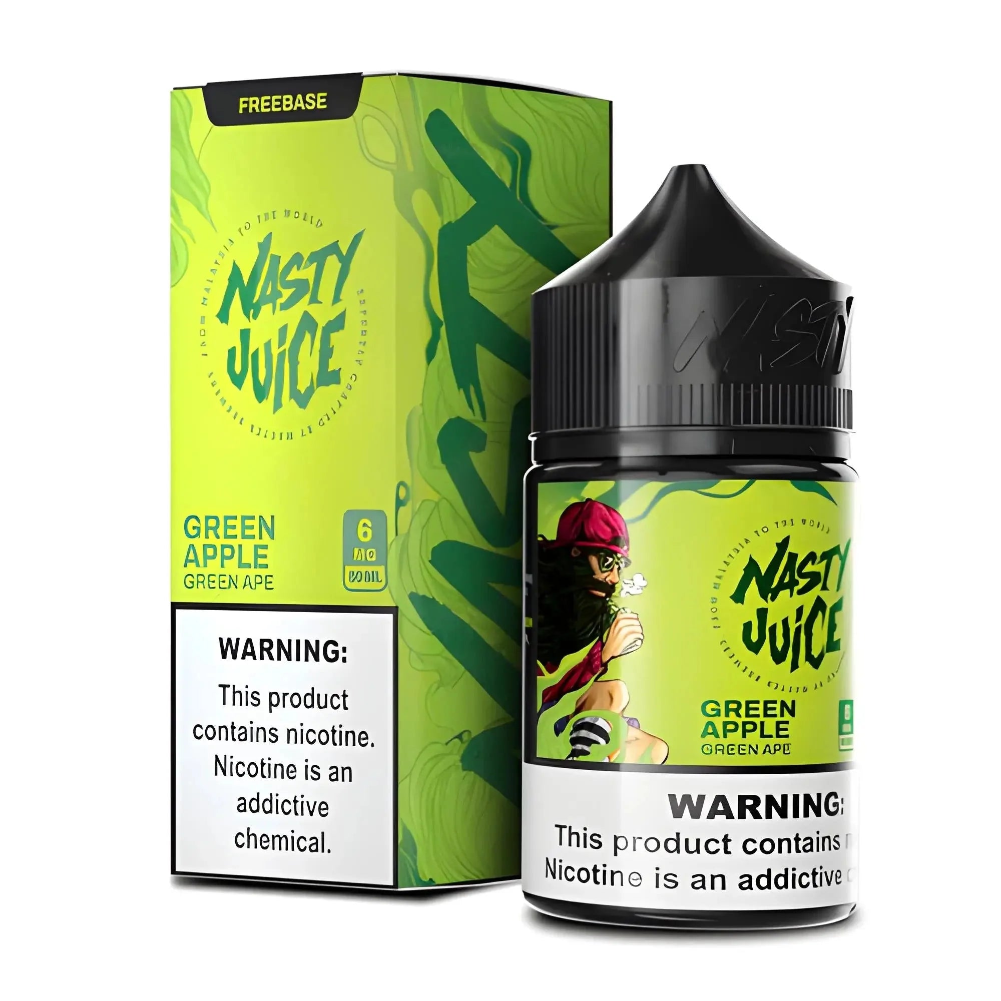 Green Apple 60ml Vape Juice (3mg / 6mg) – Nasty Juice | Vape Mash India