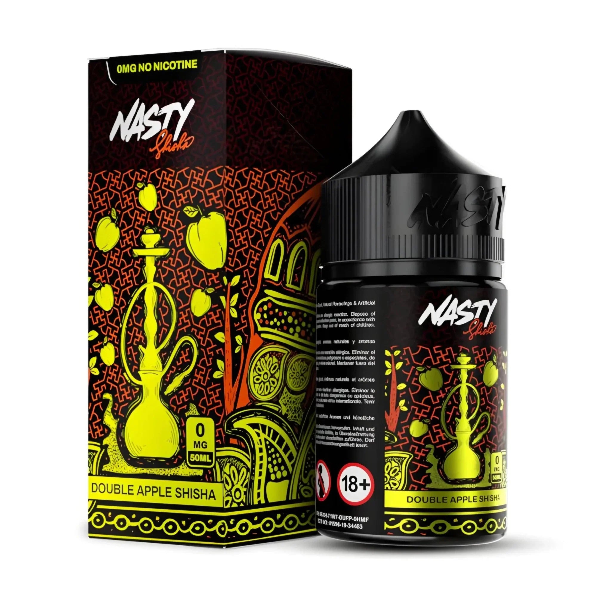 Double Apple 60ml Vape Juice (3mg) – Nasty Shisha | Vape Mash India