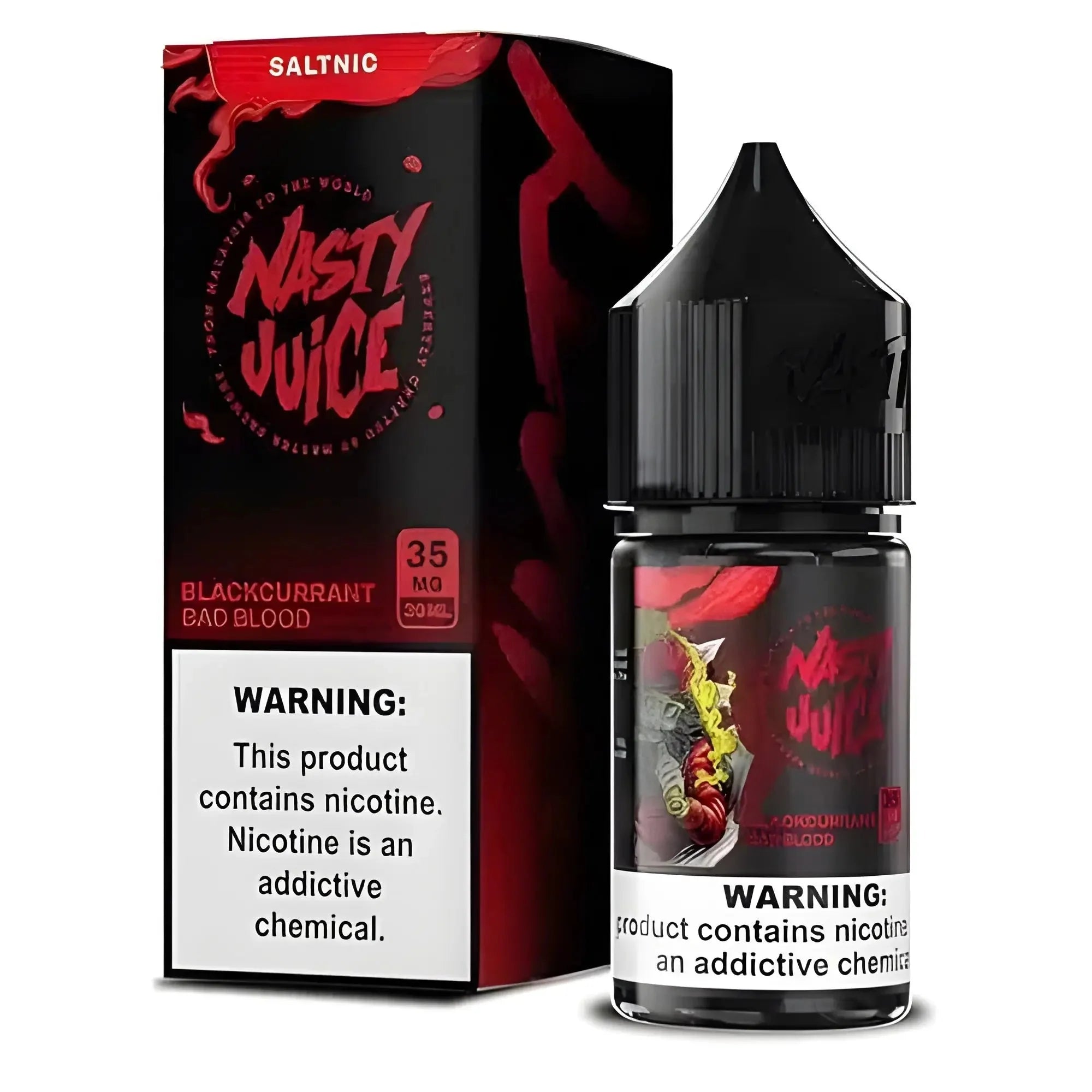 Bad Blood - Nasty Juice | 30ML Nic Salt Juice | 35MG,50MG | Vape Mash India