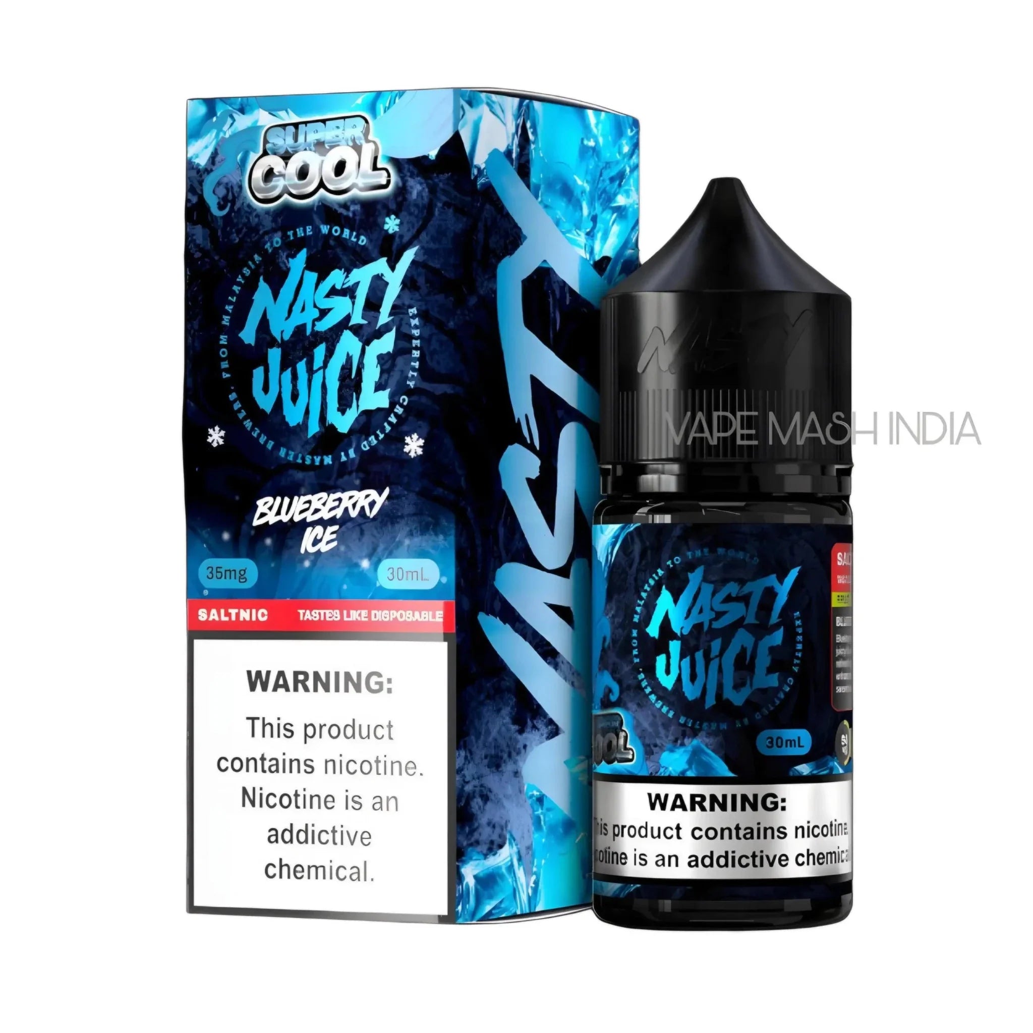 Blueberry - Nasty Super | 30ML Vape Juice | 35MG, 50MG | Vape Mash India