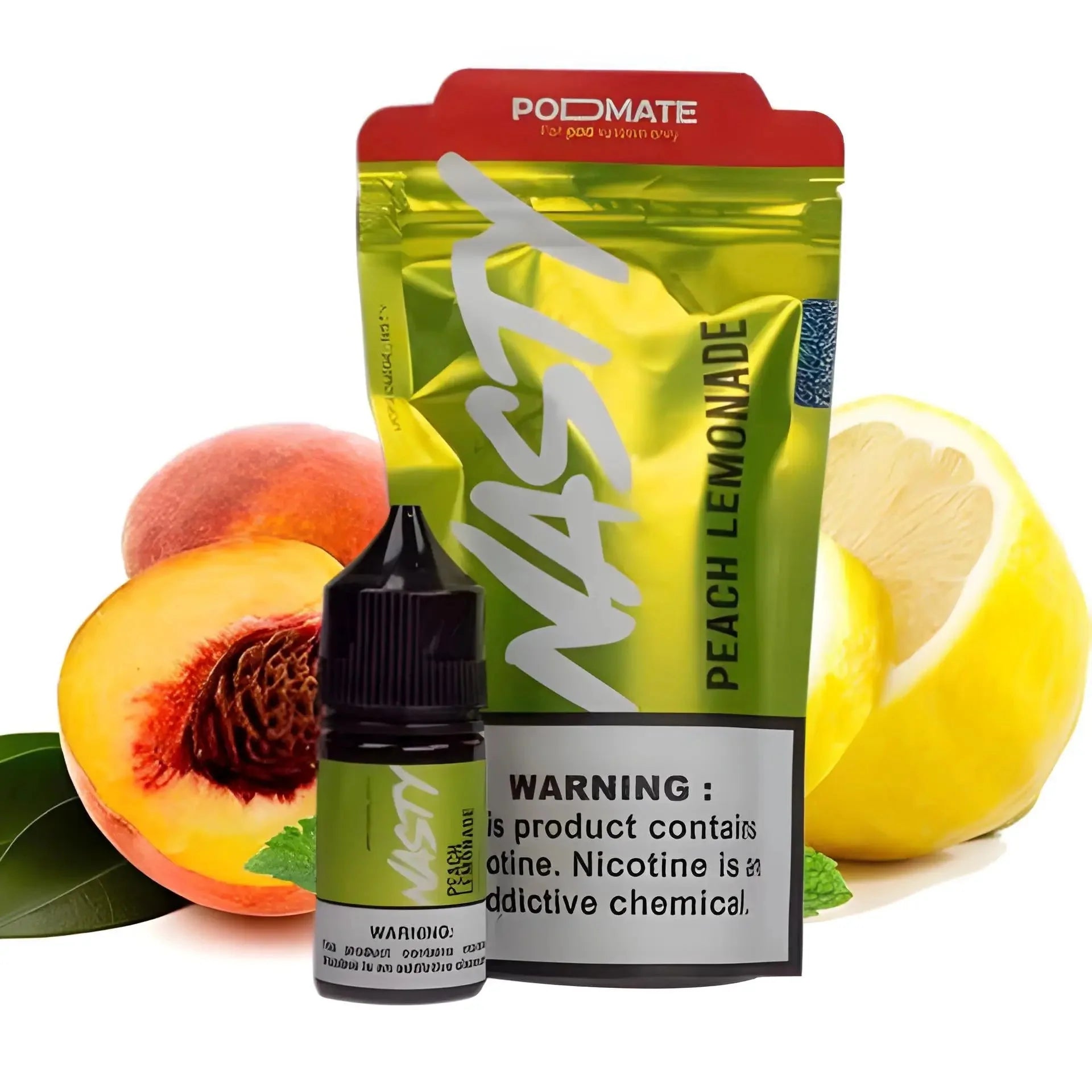 Peach Lemonade Nasty Podmate Salt 30ML | 35MG & 50MG Nic Salt