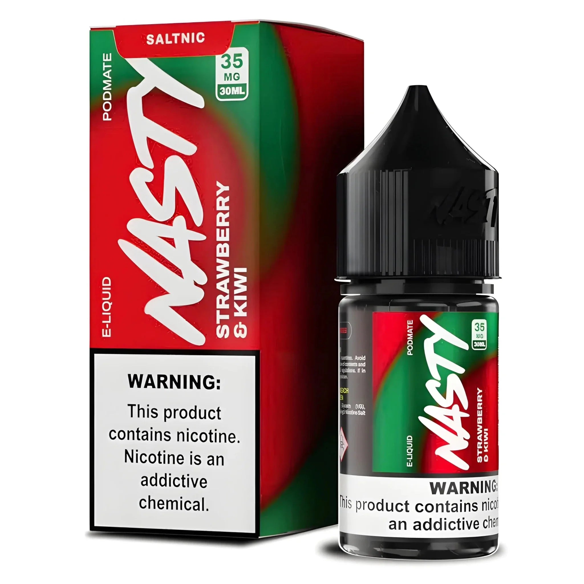 Strawberry Kiwi - Nasty | 30ML Vape Nic Salt | 35MG,50MG | Vape Mash India