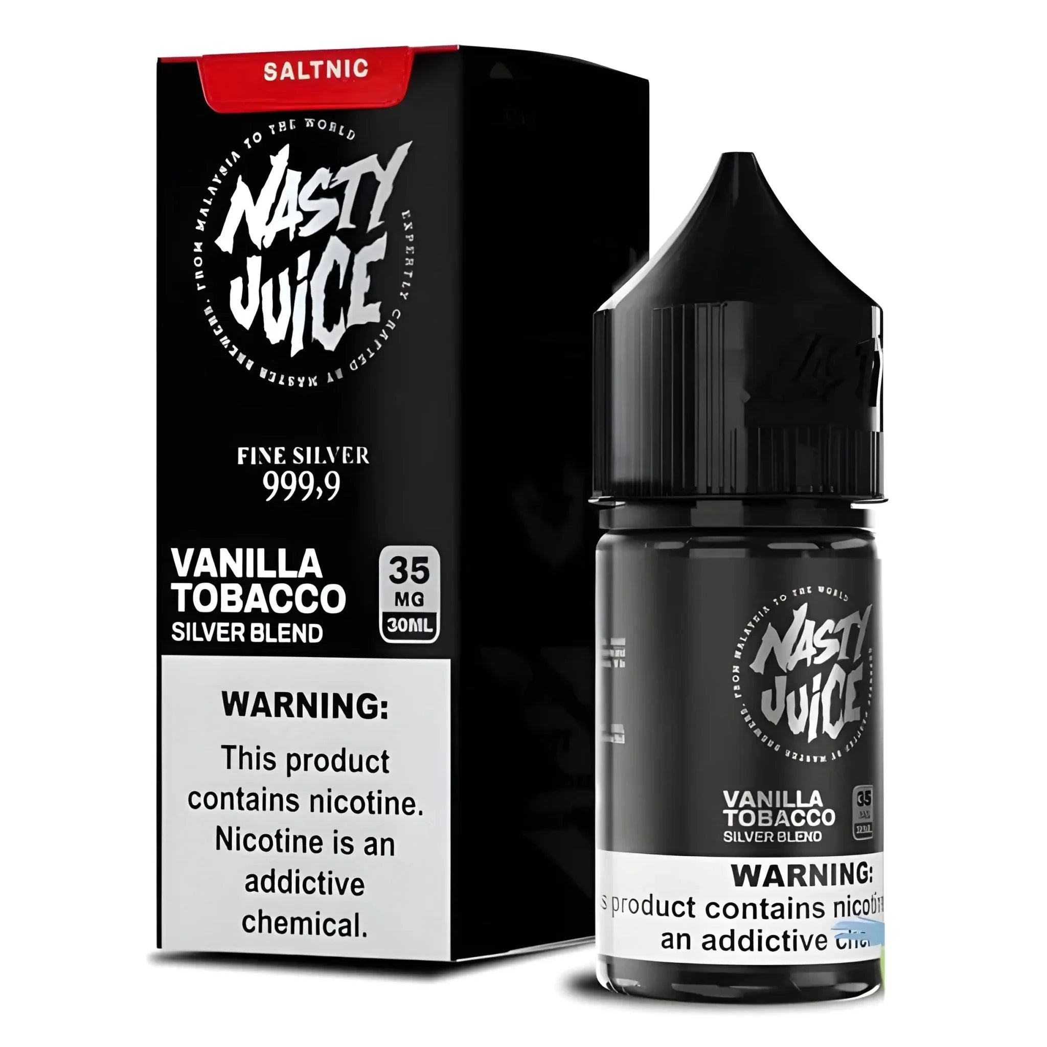 Vanilla Tobacco - Nasty Juice | 30ML Vape Nic Salt | 35MG,50MG | Vape Mash India