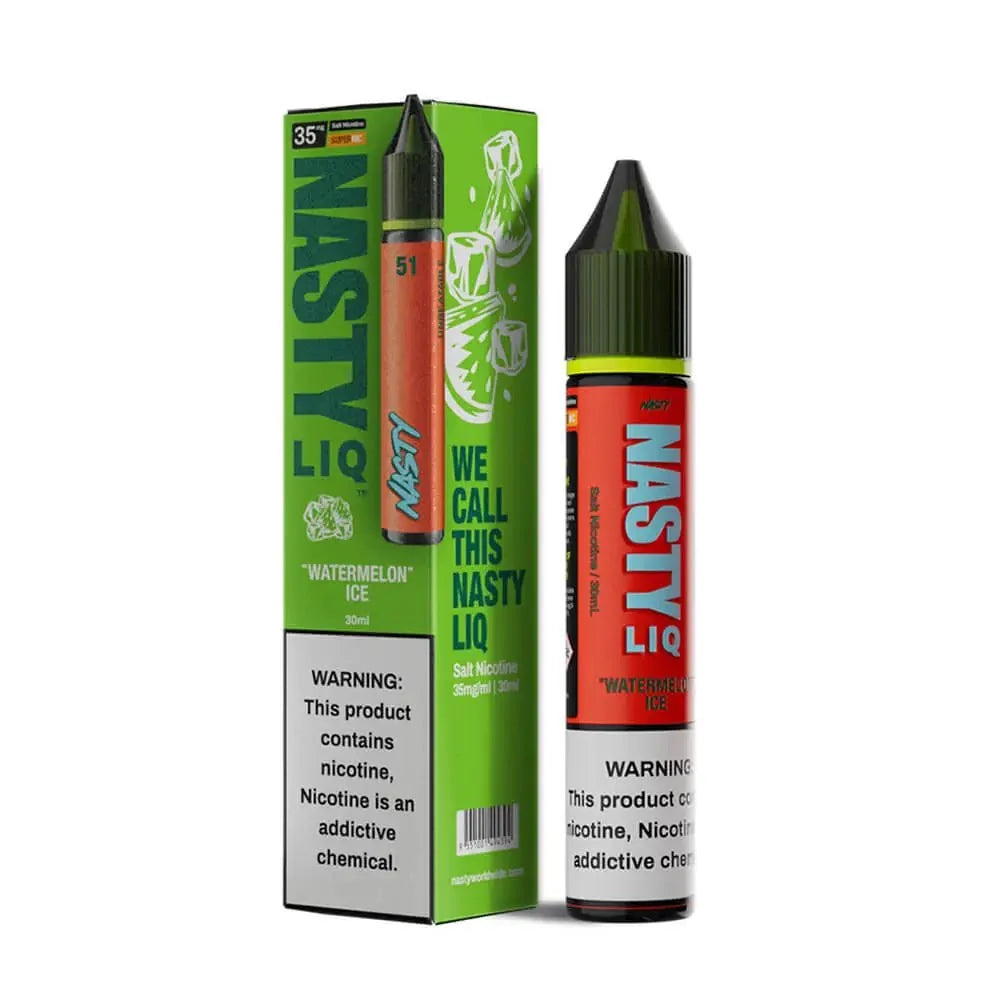 Watermelon Ice Nasty E-Liquid for Pod Systems with Menthol Finish
