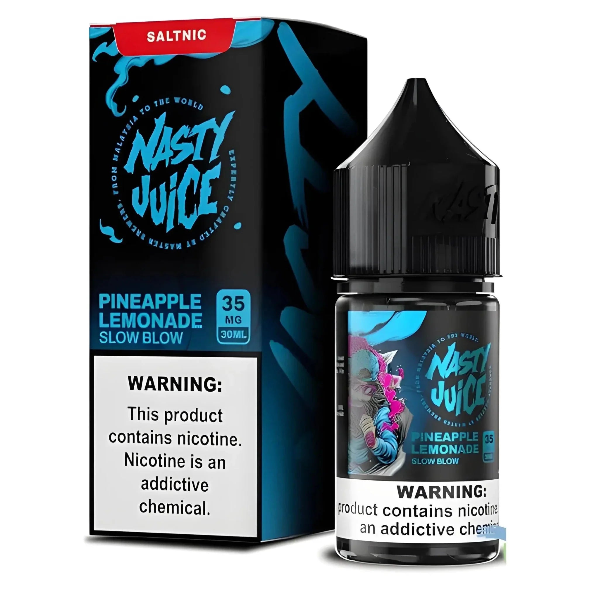 Pineapple Lemonade Ice Nasty Salt Nic Vape Juice 30ml for Pod Systems