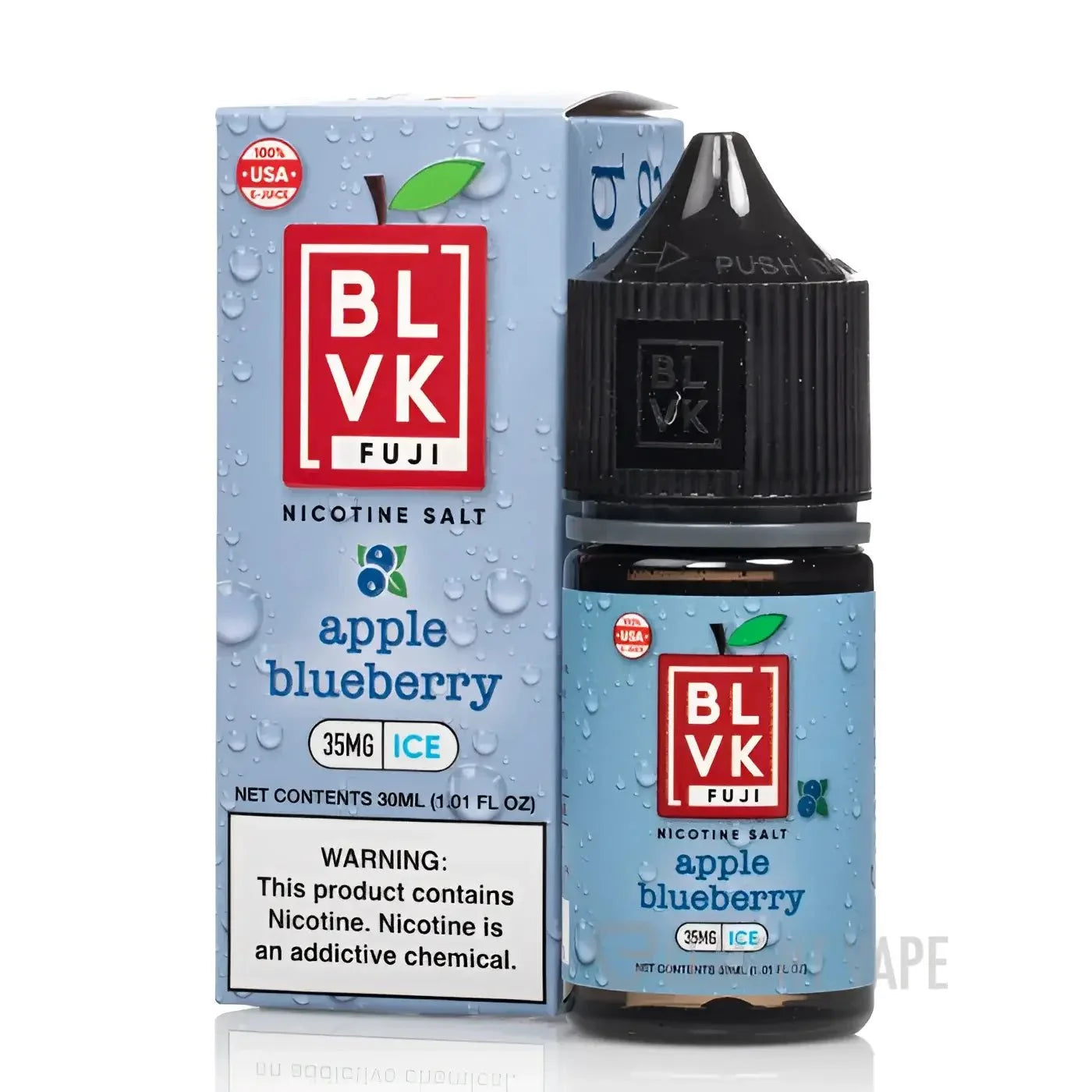 BLVK Apple Blueberry Nicotine Salt E-Liquid 30ml 35MG