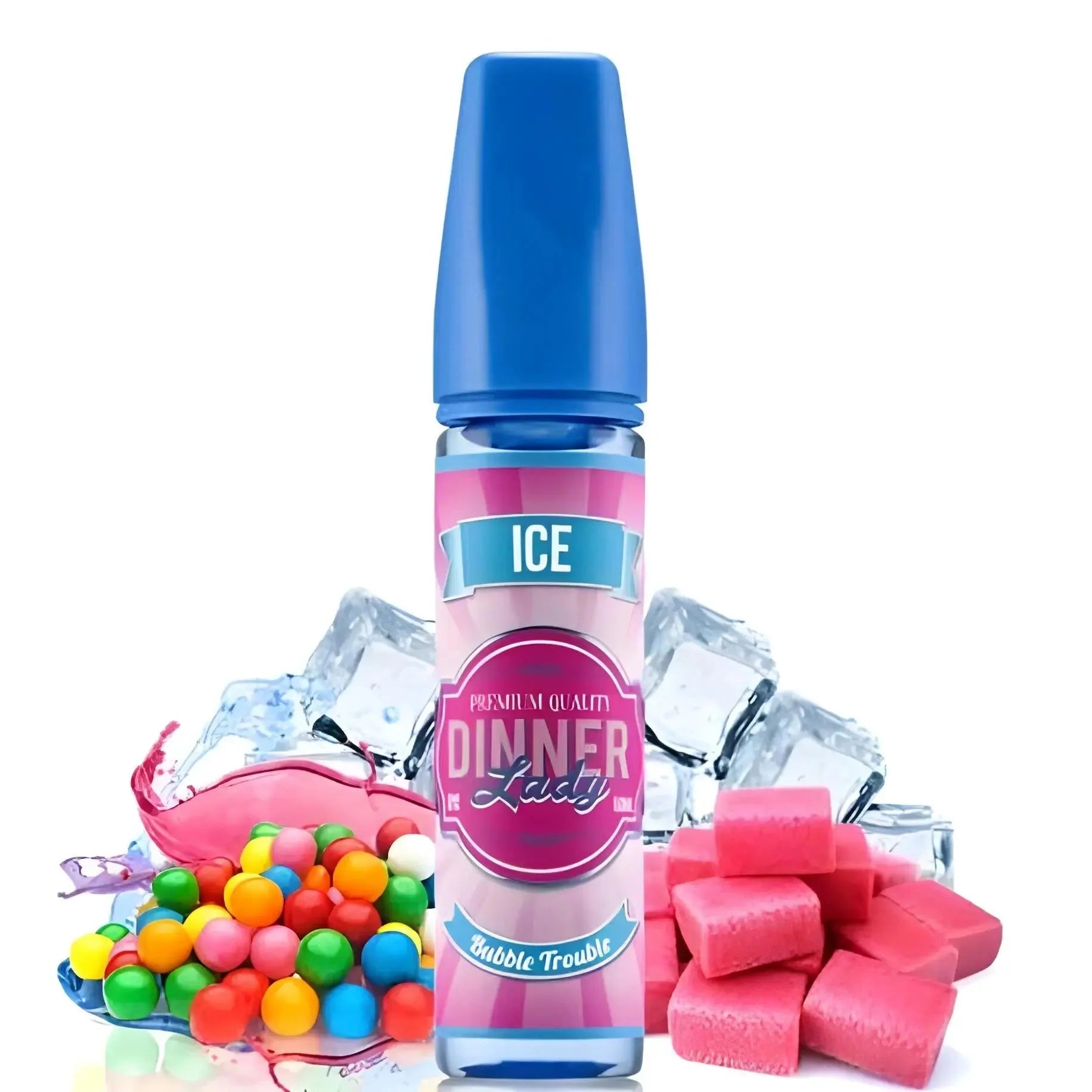 Bubble Trouble Ice 60ml Vape Juice (3mg / 6mg) – Dinner Lady | Vape Mash India