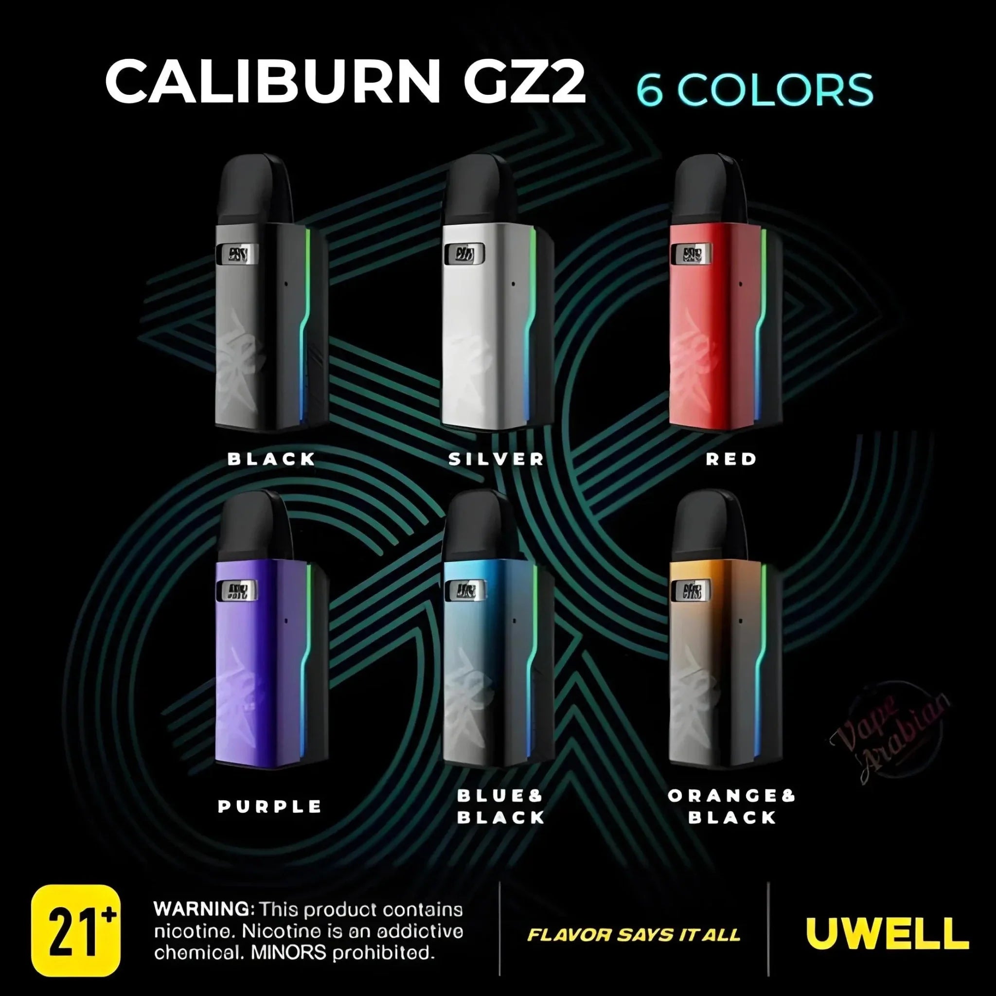 Uwell Caliburn GZ2 Pod System Kit India | Vape Mash India