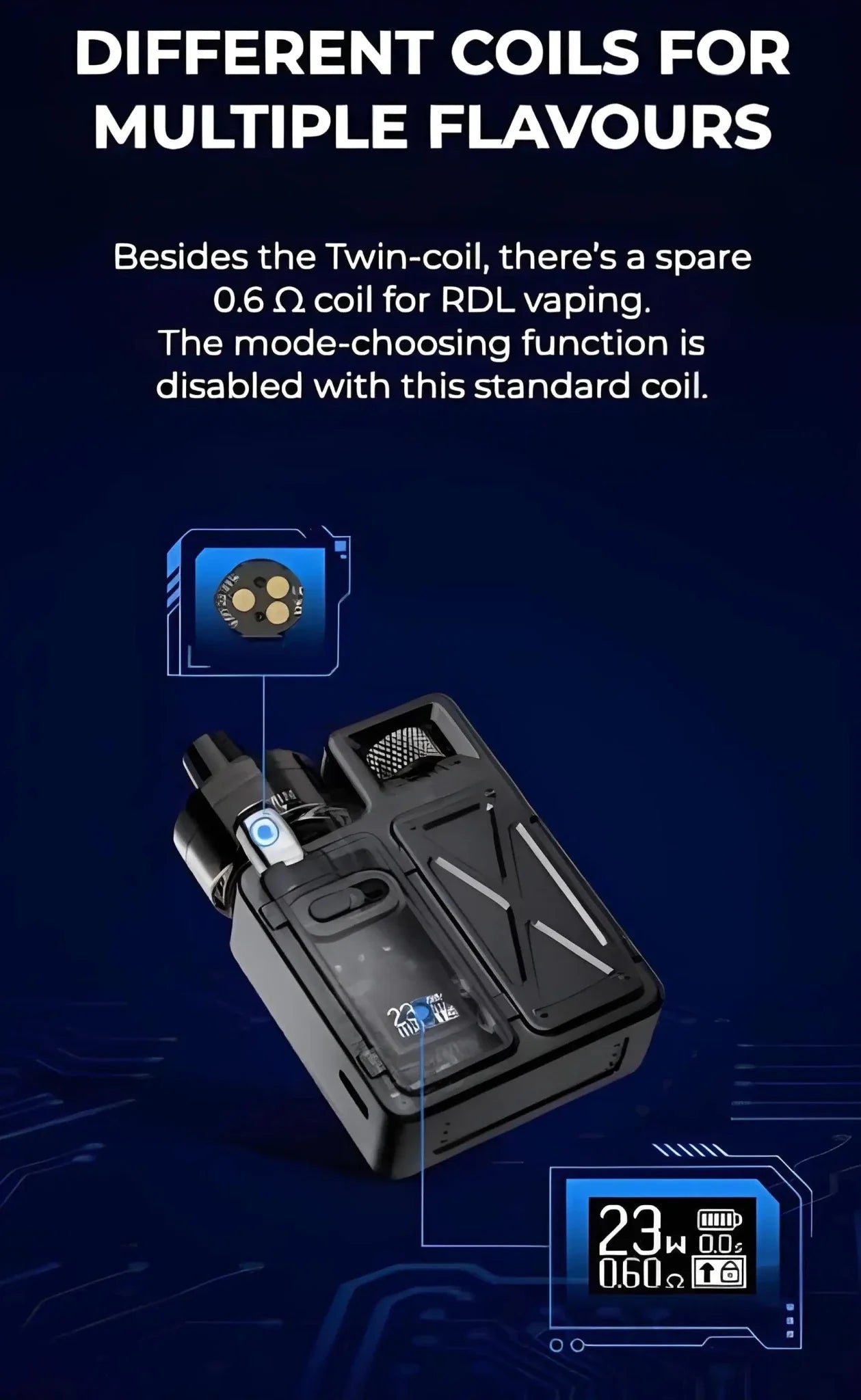 Uwell Crown M 35W Pod Mod Kit India | Vape Mash India