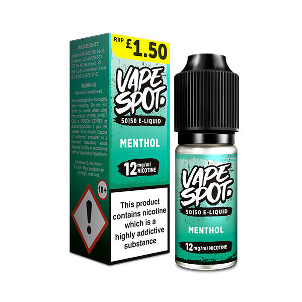 Vape Spot Menthol E-Liquid 10ml