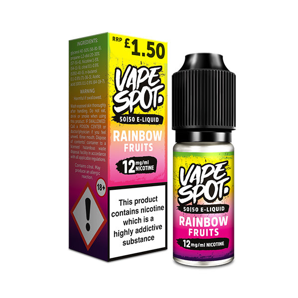 Vape Spot Rainbow Fruits E-Liquid 10ml