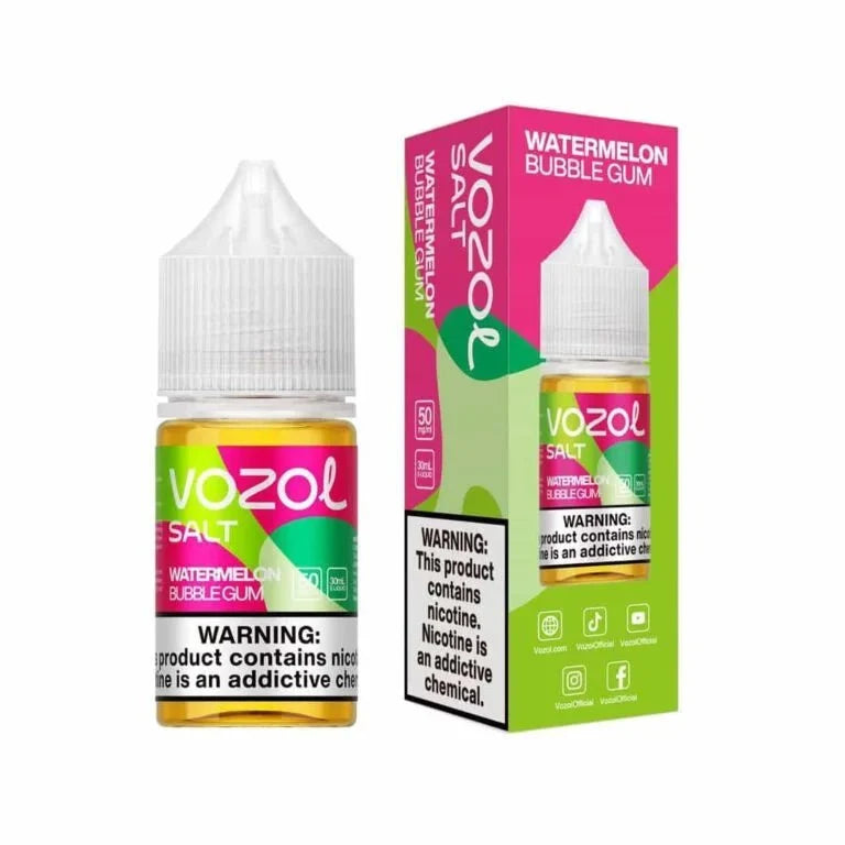Vozol Salt Nic Watermelon Bubble Gum 30ml (50mg) India